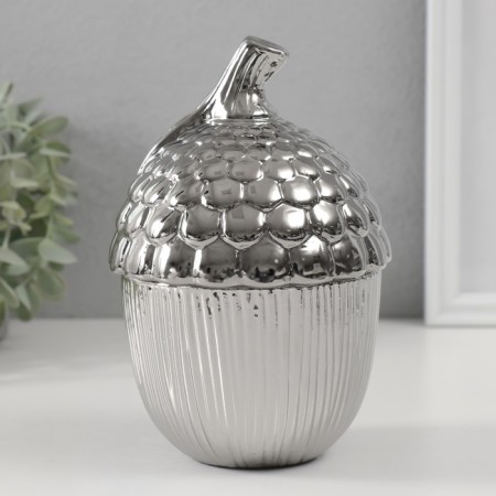 Coramics Coramics "Bookflow" silver 12x12x18 cm-2