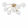 Alexis chandelier, 9x40W G9, color gold