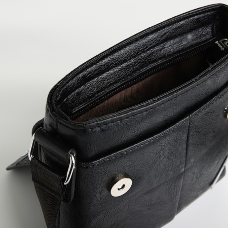 Male bag, black color-4