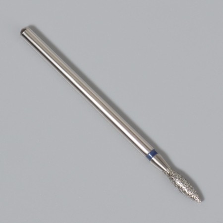 Diamond cutzes for manicure "Flame", medium grain, 2.5 × 10 mm, in a plastic case-3