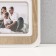 Photo frame LHDF "Love Birds" 46x51 in 6 photos 10x15 cm, col. oak/white (plastic screen)