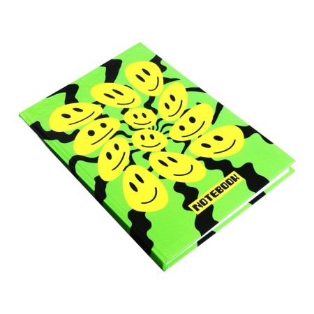 Notebook A5 80 sheets in the “Smiles” cage, solid cover, glossy lamination, OFSET block 65 g/m2-1