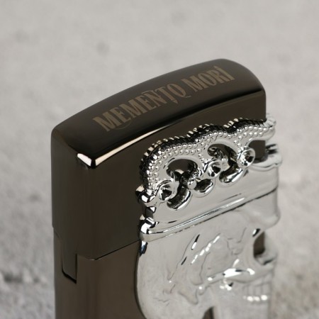 Lighter gasoline "Momento Mori", 5.5 x 3.8 cm.-4