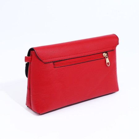 Magneta bag bag, long belt, red color-1