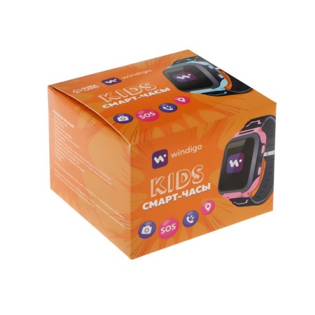 Children's smart hours Windigo AM-15, 1.44 ", 128x128, SIM, 2G, LBS, camera 0.08 MP, pink-13