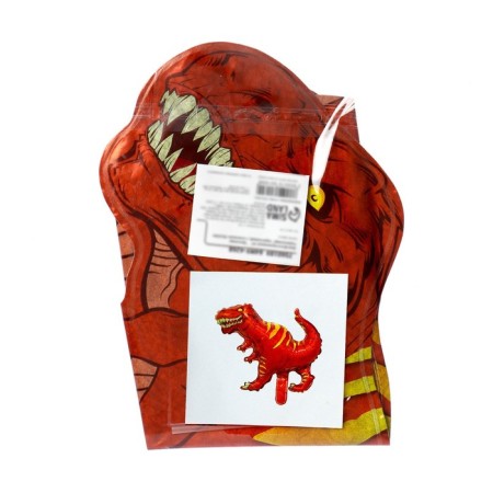 Foil ball 14 "Dinosaur Tyrannosaurus, brown, with a valve-2
