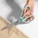 Scissors are universal, mowed blade 8.5 ", 21 cm, color mix