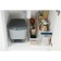 Garbage container with pedal, 8 l, 24 × 25.5 × 29.5 cm, color gray color