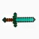 Souvenir weapon Sword "Diamond", length 29 cm