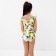 Children's swimsuit KAFTAN "Lemons", height 134-140 cm, white