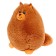 Soft toy "Pushstik cat", red, 30 cm