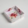 Confectionery packaging, boxing box with PVC lid, "flowers", 12 x 12 x 3 cm