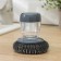 Wash brush with dispenser for detergent, metal sponge