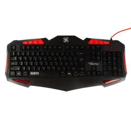 Game set of Qumo Ax Strike 3 in 1, keyboard+mouse+carpet wired, 2400 dpi-4