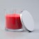 Aromatic giant in a glass "Sweet strawberries", soy wax, 10x10 cm