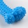 A set of toys for medium dogs "bone (16 cm) and rope (90-100 g)", blue