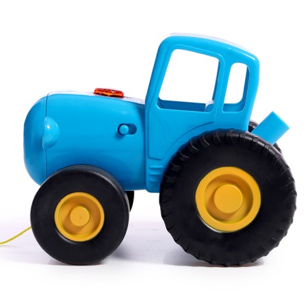 Musical catalka "Blue Tractor" with a stick-6