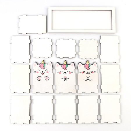 Organizer for the Office "Kotik" 6.5 x 10.8 cm-6