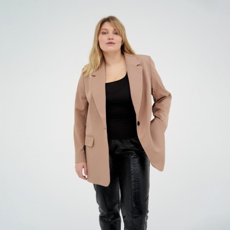 Women's jacket Mist Plus-Size, r.60, beige-3