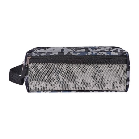 The mild "Millitari" pencil case, 3 departments, 90 x 215 x 80 mm, with a pen, mix-1
