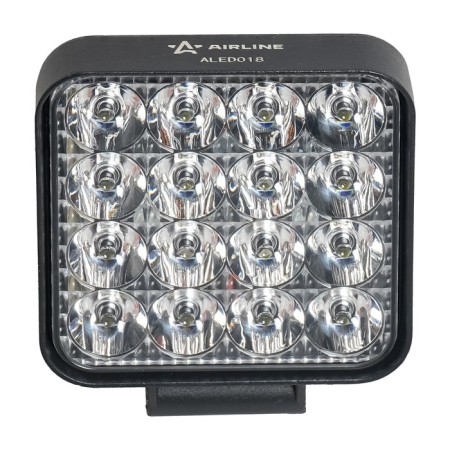 Farah LED square, 16LED directed light, 16W, 83x83x22mm, 12/24V Plus-1
