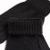 Children's gloves, black color, size 17 (11-12 years)