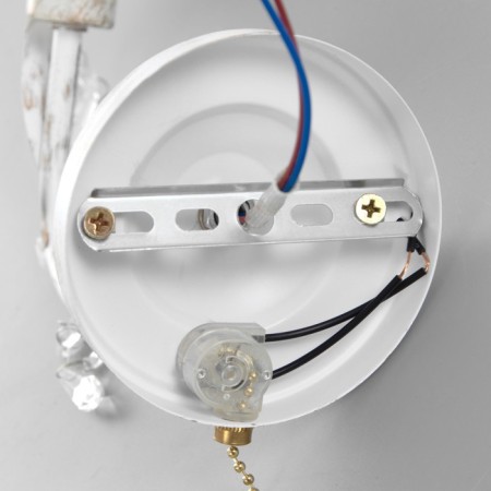 Bra Adele 1HE14 40W white with a golden patina 26x15x26 cm-6
