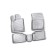 Rugs in the Jeep Grand Cherokee salon, 2011-2013 4 pcs. (polyurethane)