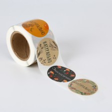 Stickers for gifts and colors, 