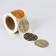 Stickers for gifts and colors, "Ecologically", 4 x 4 cm, 11 m - 252 pcs.
