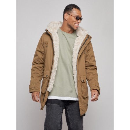 Winter male park, size 56, mustard color-6