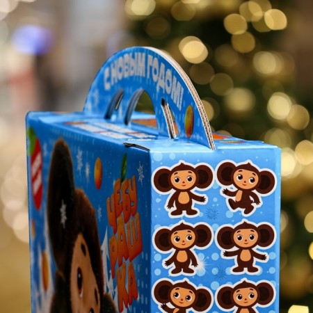 Gift box "Cheburashka", portfolio, 37 x 8 x 20.2 cm-4