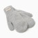 Women's mittens MIST with rabbit wool, rr 22 cm, col. grey