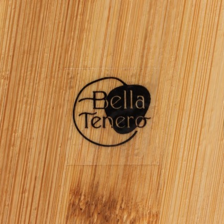 Porcelain set for spices on the bamboo stand Bellatenero “Fox”, 3 objects: Solonka 80 ml, List 80 ml, stand, white color-8