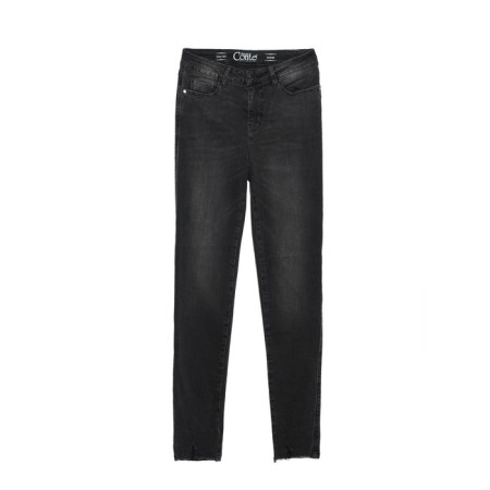 Women's jeans modeling Conte Elegant Skinny, size XS, color Washed Black-5