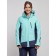 Ski jacket female winter, size 60, turquoise color
