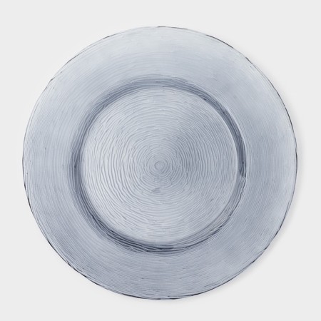 Layer plate "Reefl", d = 32.5 cm, glass, blue-2