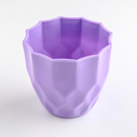 Kashpo for Flowers "Broken", plastic, 400 ml, color mix-3