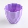 Kashpo for Flowers "Broken", plastic, 400 ml, color mix