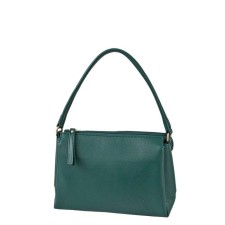 Bag Female claim. Kozh, lightning, green color