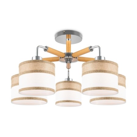 Freya FR5329-PL-05-CH HELEN CEAL FREEMENT, 600X600X330 mm, E27, 5x40W, chromium color