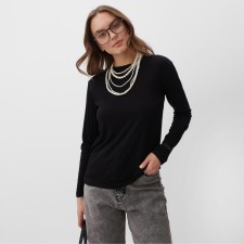Longslewed female Mist Base, p. OneSize, black