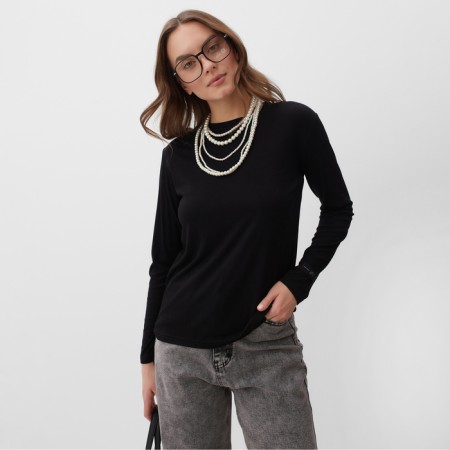 Longslewed female Mist Base, p. OneSize, black