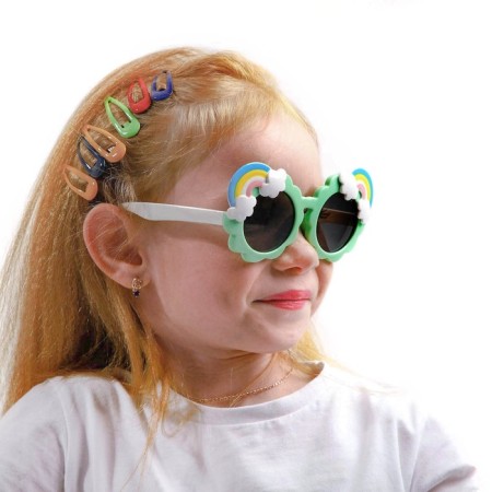 Sunny polarization sunglasses, 4 x 4 cm lens, width 13 cm, pipe 13.5 cm-1