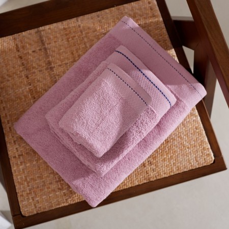 Tmachry Lovelife "Plain" 50*90 cm, col. dusty rose, 100% cotton, 450 g/m2-5