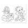 Coloring "Beautiful Princesses", A5, 12 p.