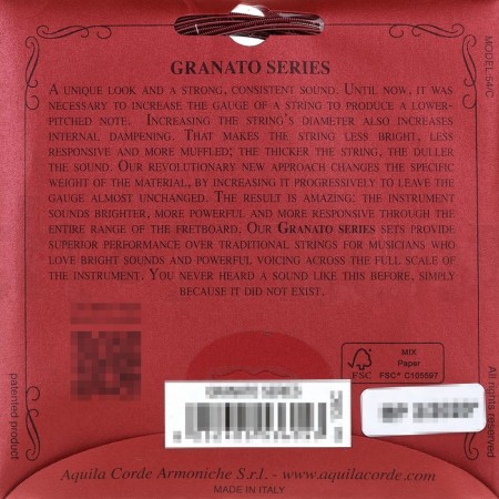 Half -compartment strings for the classic guitar Aquila 136c 3 strings-2