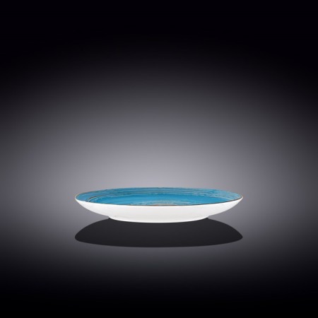Round -round Wilmax England Spiral, D = 20.5 cm, Blue Color-1