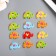 A set of buttons of decorative wood "Elephants" (set 12 pcs) 3x2.6 cm