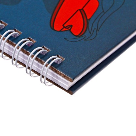Gift notebook, 45 sheets, line, on the castle, on the crest, shark (17.8x13cm)-3